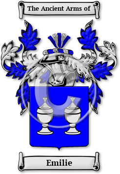 Emilie Family Crest Download (jpg) Legacy Series - 150 DPI