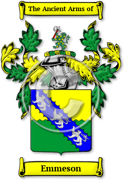 Emmeson Family Crest Download (jpg) Legacy Series - 150 DPI