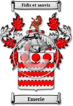 Emerie Family Crest Download (jpg) Legacy Series - 150 DPI