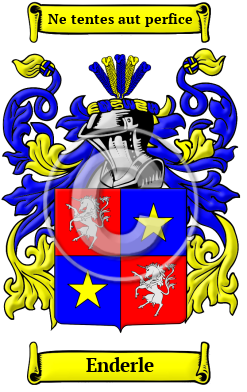 Enderle Family Crest/Coat of Arms