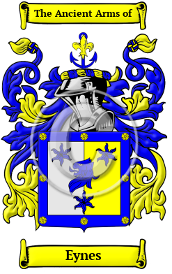 Eynes Family Crest/Coat of Arms