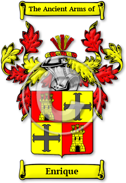Enrique Family Crest Download (jpg) Legacy Series - 150 DPI