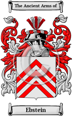 Ebstein Family Crest/Coat of Arms