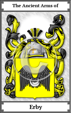Erby Family Crest Download (JPG)  Book Plated - 150 DPI