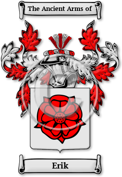 Erik Family Crest Download (jpg) Legacy Series - 150 DPI