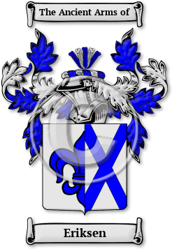 Eriksen Family Crest Download (jpg) Legacy Series - 150 DPI