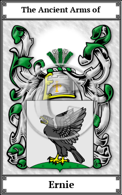 Ernie Family Crest Download (JPG)  Book Plated - 150 DPI