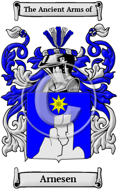 Arnesen Family Crest/Coat of Arms