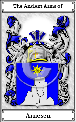 Arnesen Family Crest Download (JPG)  Book Plated - 150 DPI