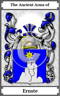 Ernste Family Crest Download (JPG) Book Plated - 600 DPI