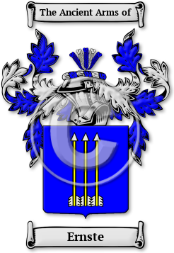 Ernste Family Crest Download (JPG) Legacy Series - 600 DPI