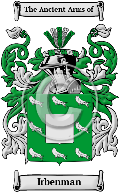 Irbenman Family Crest/Coat of Arms