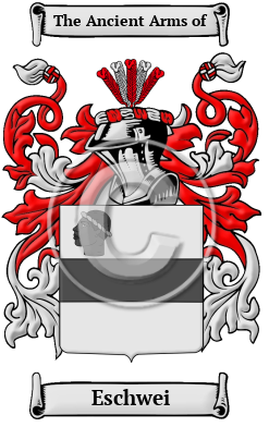 Eschwei Family Crest/Coat of Arms