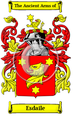 Esdaile Family Crest Download (JPG) Heritage Series - 600 DPI