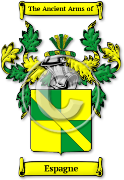 Espagne Family Crest Download (jpg) Legacy Series - 150 DPI