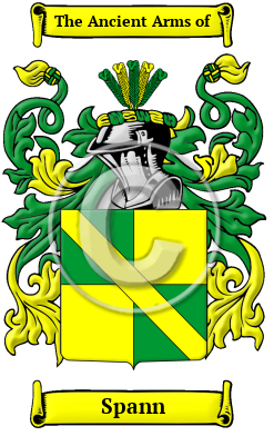 Spann Family Crest/Coat of Arms