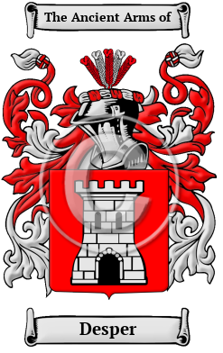 Desper Family Crest/Coat of Arms