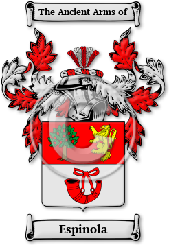 Espinola Family Crest Download (JPG) Legacy Series - 600 DPI