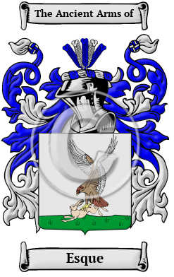 Esque Family Crest/Coat of Arms