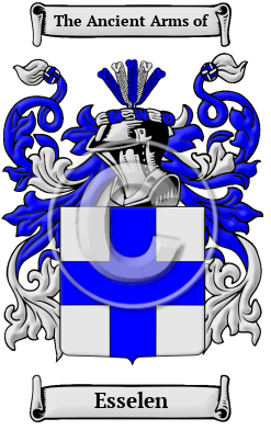 Esselen Family Crest/Coat of Arms