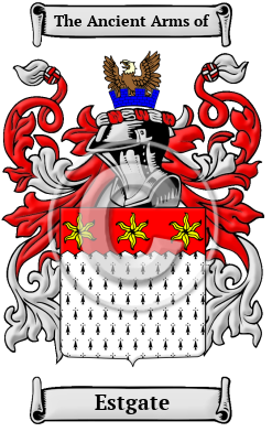 Estgate Family Crest/Coat of Arms