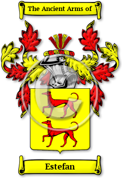 Estefan Family Crest Download (jpg) Legacy Series - 150 DPI