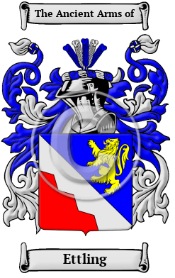 Ettling Family Crest/Coat of Arms