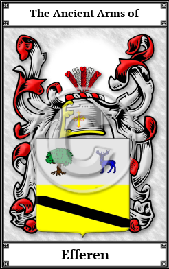 Efferen Family Crest Download (JPG)  Book Plated - 150 DPI