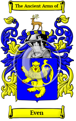 Even Family Crest/Coat of Arms