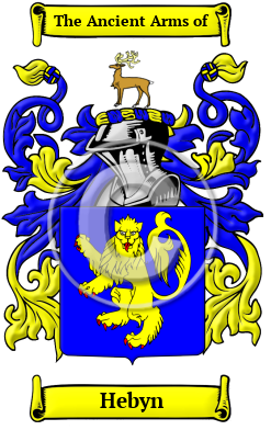 Hebyn Family Crest/Coat of Arms