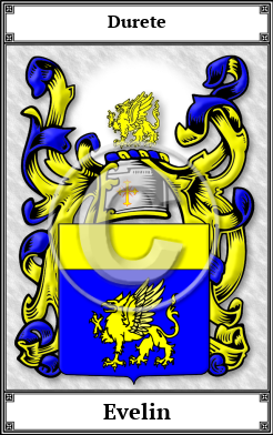 Evelin Family Crest Download (JPG)  Book Plated - 150 DPI