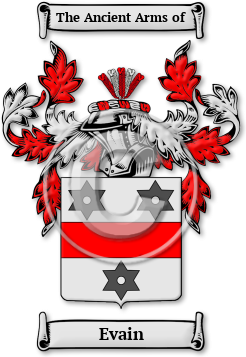 Evain Family Crest Download (jpg) Legacy Series - 150 DPI