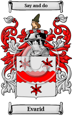 Evarid Family Crest/Coat of Arms