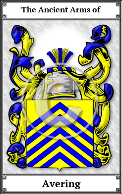 Avering Family Crest Download (JPG)  Book Plated - 150 DPI