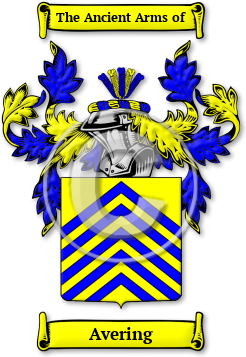 Avering Family Crest Download (jpg) Legacy Series - 150 DPI