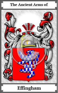 Effingham Family Crest Download (JPG)  Book Plated - 150 DPI