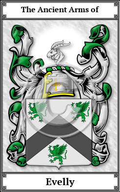 Evelly Family Crest Download (JPG) Book Plated - 600 DPI