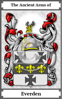 Everden Family Crest Download (JPG)  Book Plated - 150 DPI