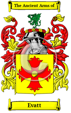 Evatt Family Crest/Coat of Arms