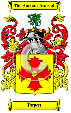 Evyot Family Crest/Coat of Arms