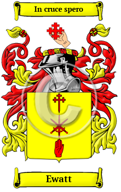 Ewatt Family Crest/Coat of Arms