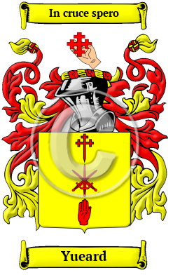 Yueard Family Crest/Coat of Arms