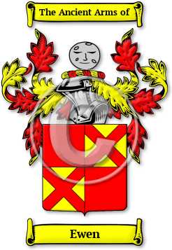 Ewen Family Crest Download (jpg) Legacy Series - 150 DPI