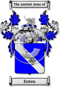 Euten Family Crest Download (jpg) Legacy Series - 150 DPI