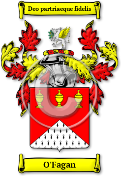 O'Fagan Family Crest Download (jpg) Legacy Series - 150 DPI