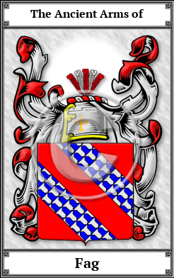 Fag Family Crest Download (JPG)  Book Plated - 150 DPI