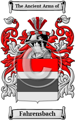 Fahrensbach Family Crest/Coat of Arms
