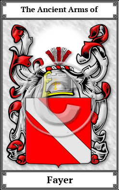 Fayer Family Crest Download (JPG)  Book Plated - 150 DPI