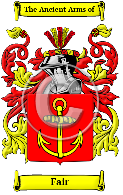Fair Family Crest/Coat of Arms