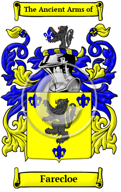 Farecloe Family Crest/Coat of Arms